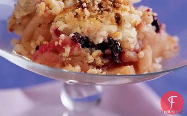 Apple e Blackberry Crumble