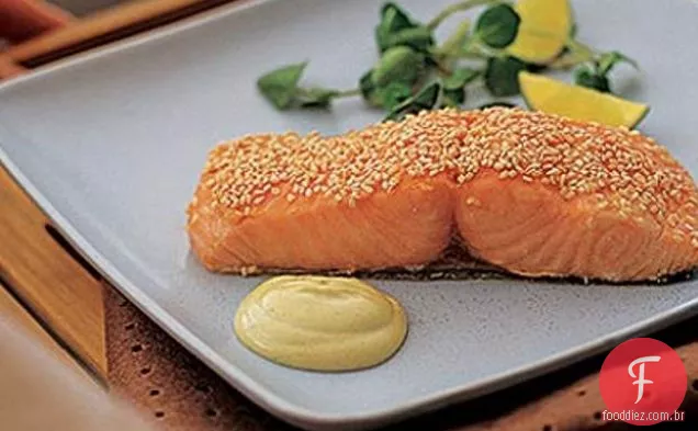 Salmão Com Wasabi Mayo