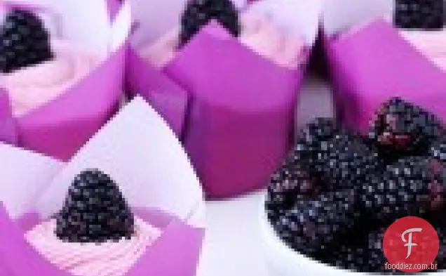 Limão Blackberry Cupcakes