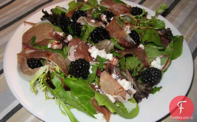 Salada De Amora Com Vinagrete De Amora