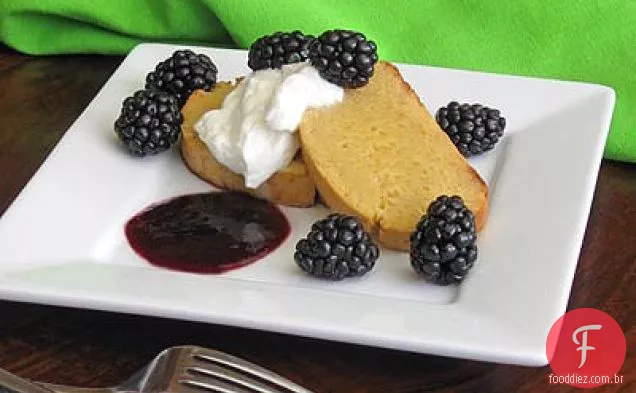Buccellato De Limão Com Amoras, Creme E Vin Santo