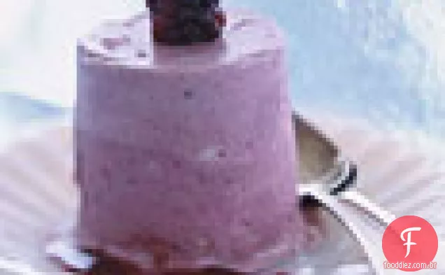 Blackberry Semifreddi com merengue de noz