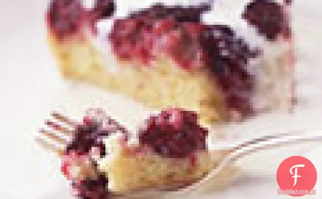 Bolo de cabeça para baixo Blackberry