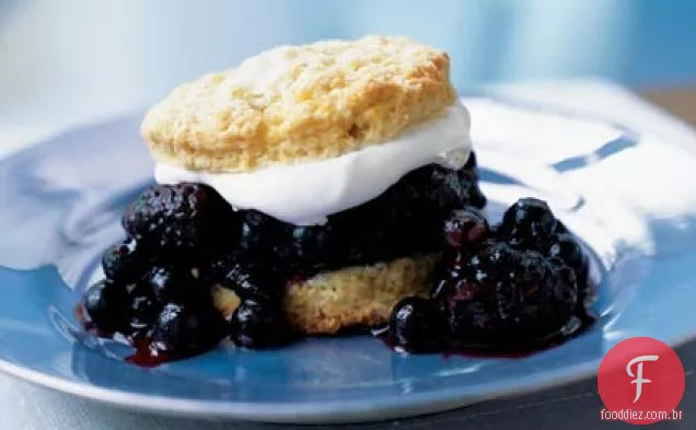 Blueberry - Blackberry Shortcakes