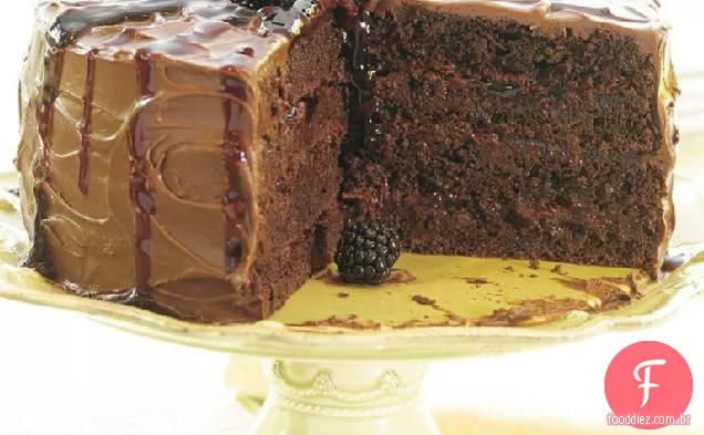 Novo Bolo De Especiarias De Chocolate Blackberry