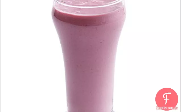 Smoothies de baga e Banana