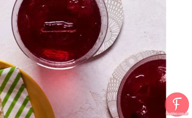 Néctar fresco da baga com Chambord