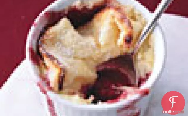 Suflês De Limão Com Boysenberries