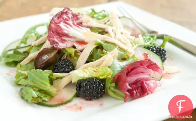 Salada Com Frango Assado