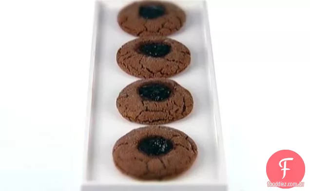 Biscoitos de manteiga de amendoim com Geléia De Amora