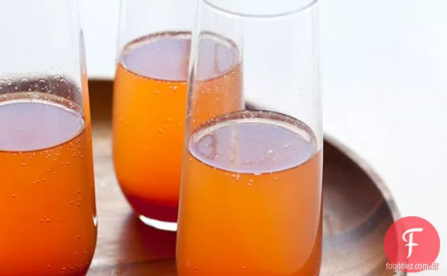 Spiced Sangue Laranja E Champanhe Soco