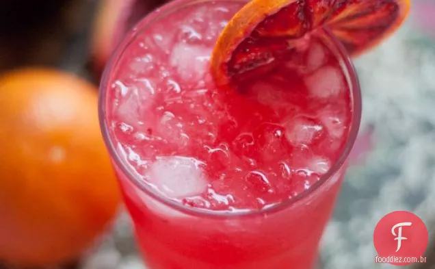 Receita De Coquetel Francês 75 Laranja Sangue