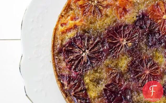 Bolo De Laranja De Sangue De Cabeça Para Baixo