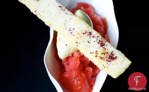 Sangue Laranja Posset; Sangue Laranja Granita