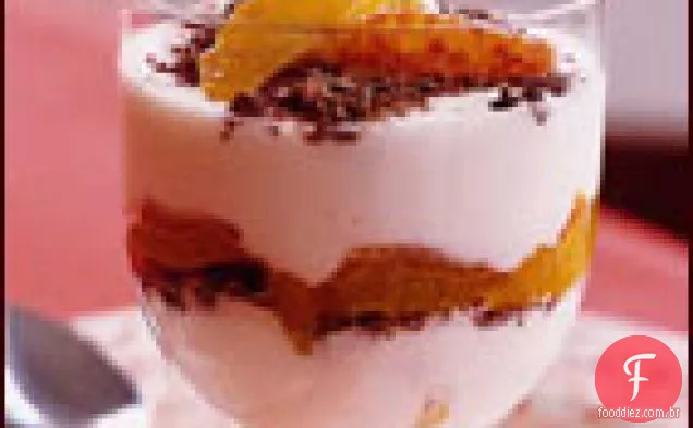 Sangue Laranja e chocolate bagatela