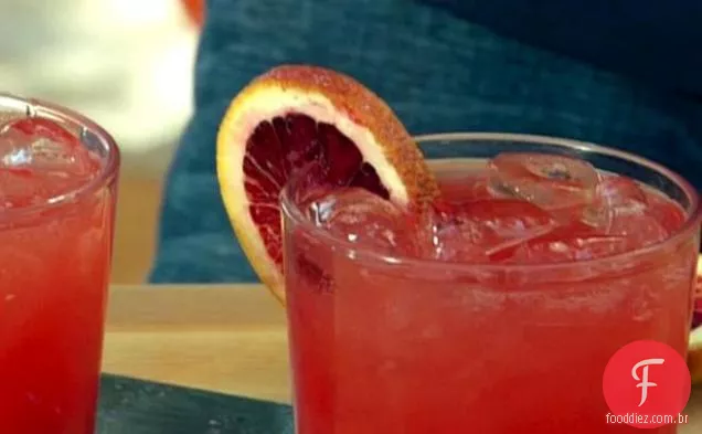Campari e Coquetel de laranja de sangue