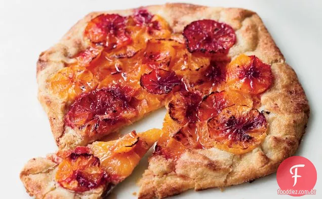 Flaky Sangue Laranja Torta