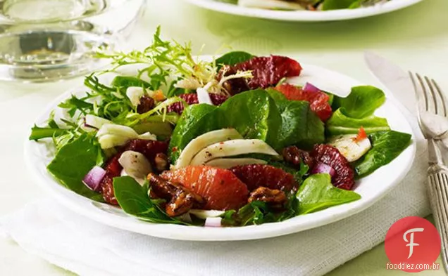 Salada De Laranja E Erva-Doce De Sangue