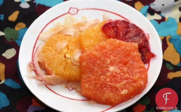 Salada De Erva-Doce Laranja E Raspada