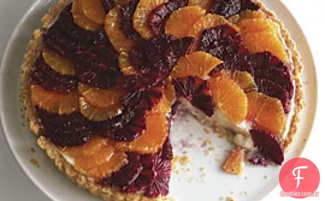 Torta de laranja e manteiga marrom