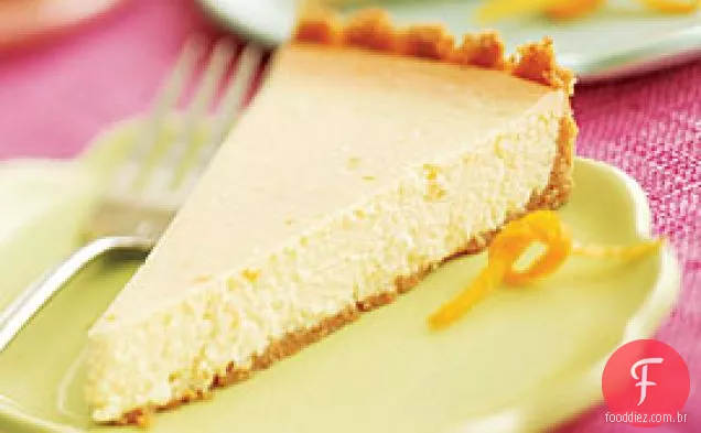 Torta De Ricota Laranja Cremosa