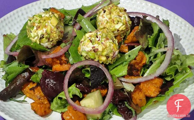 Salada De Batata Doce Assada