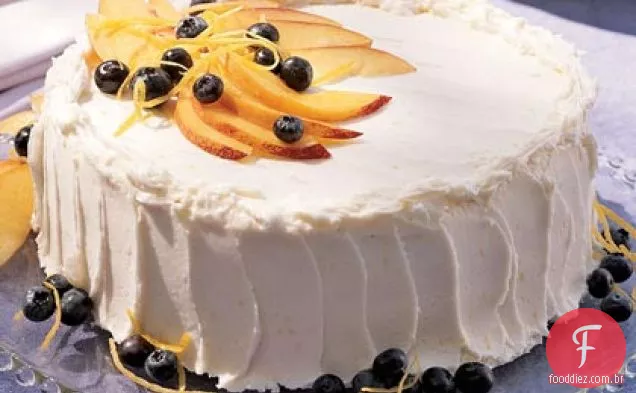 Bolo De Nectarina-Mirtilo