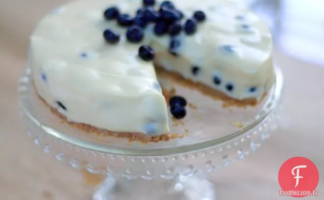 Blueberry E Cheesecake De Chocolate Branco