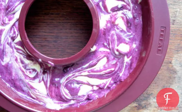 Blueberry Swirl Pound Cake