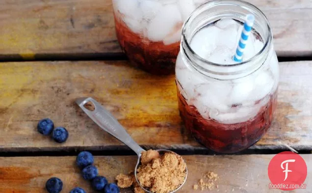 O Blueberry Rum Smash