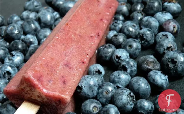 Blueberry Basil Martini Pops Receita