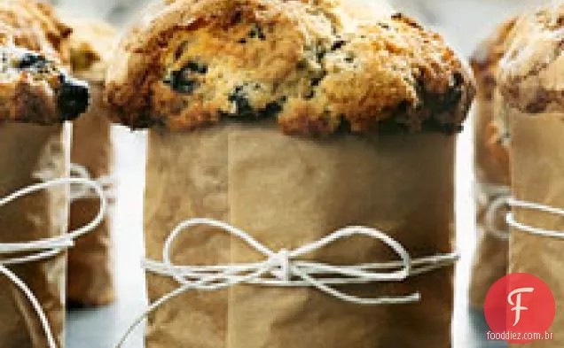Muffins De Milho De Mirtilo