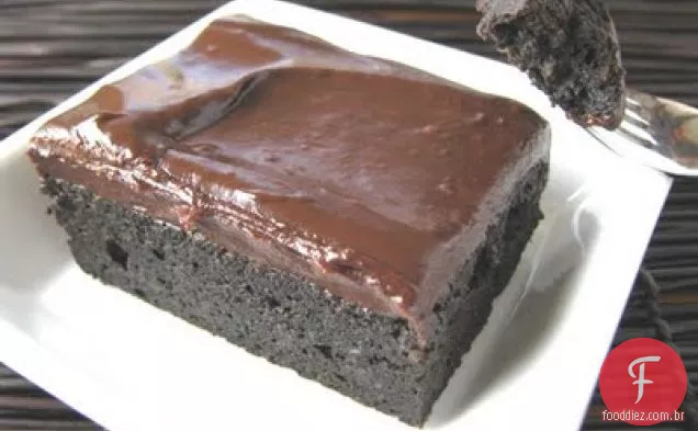 Chocolate Escuro Mascarpone Brownies Com Ganache De Mirtilo