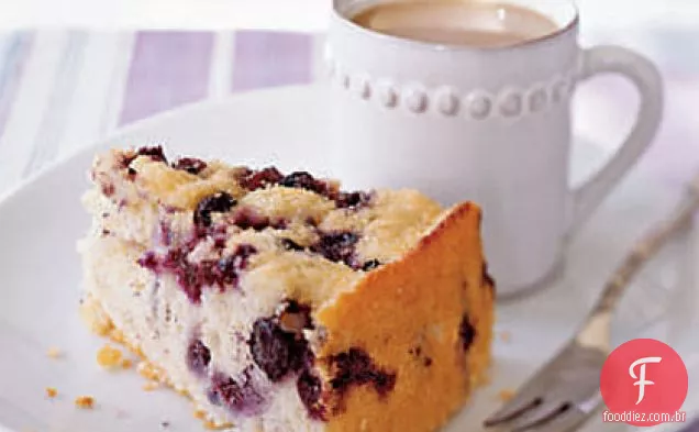 Bolo De Café De Mirtilo