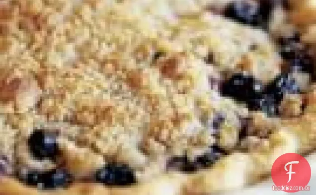 Torta De Crumble De Mirtilo