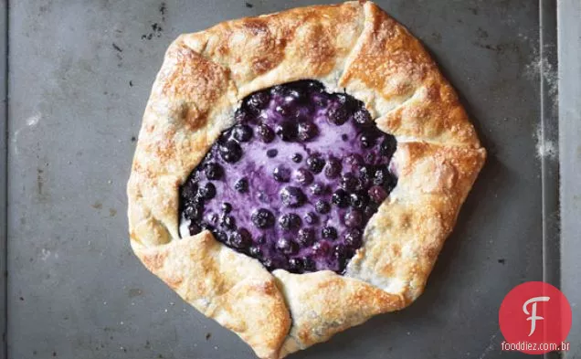 Blueberries E Creme Crostata