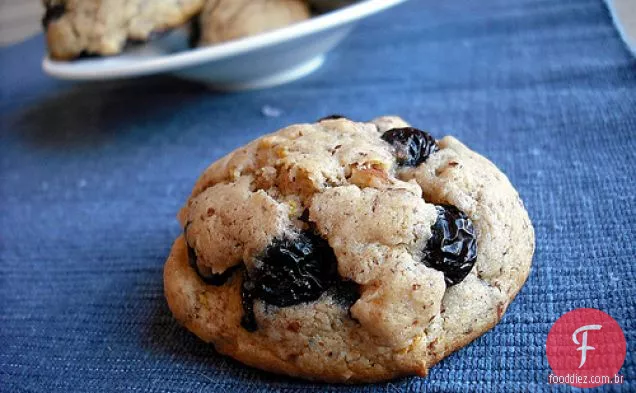 Biscoitos De Amêndoa De Mirtilo