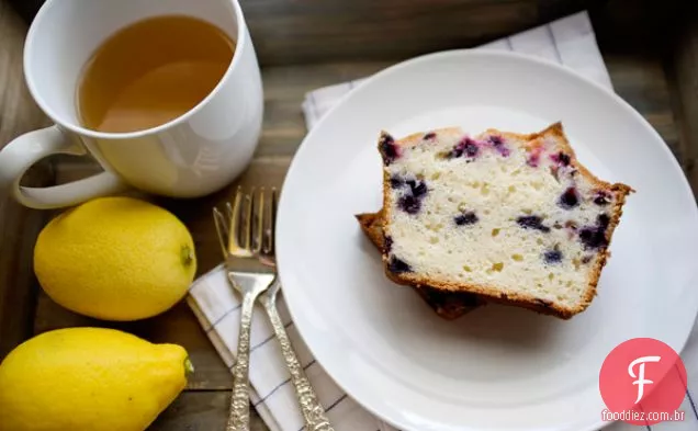 Bolo De Chá De Mirtilo Limão