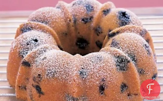 Bolo de mirtilo-limão Bundt
