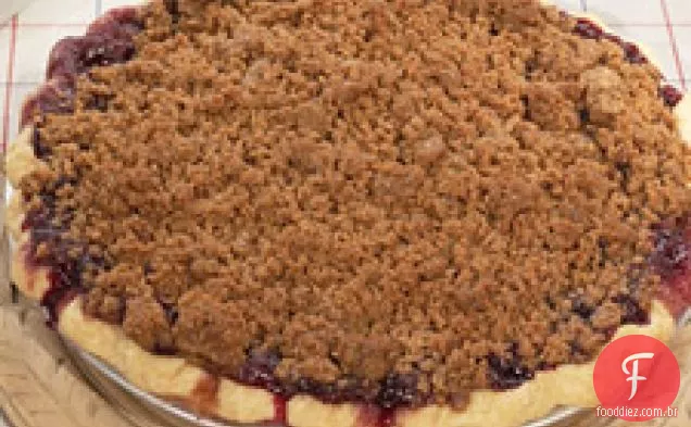 Torta De Crumble De Mirtilo