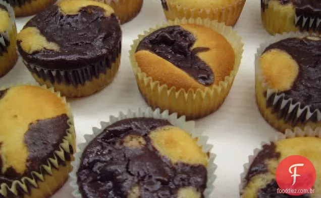 Cupcakes de limão e mirtilo