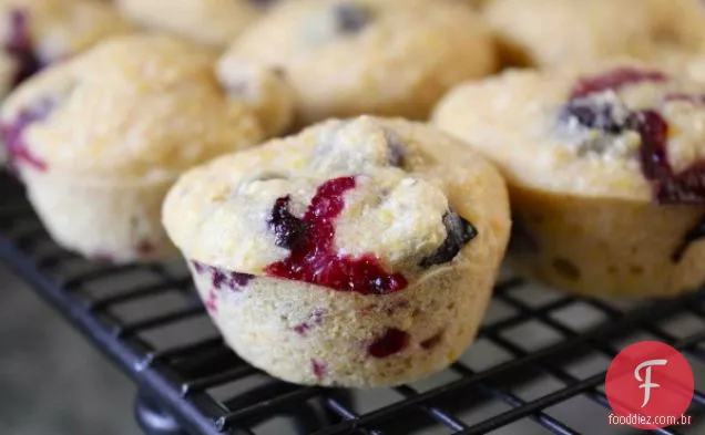 Receita De Muffin De Milho De Mirtilo