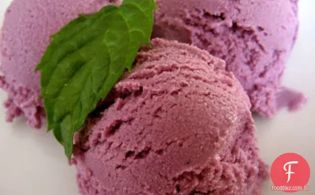 Blueberry Lavender Ice Cream