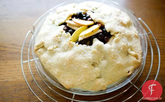 Pêssego E Mirtilo Galette