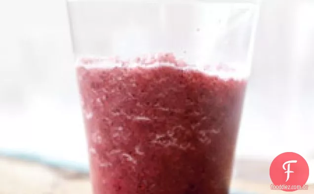 Blueberry-chá verde Slushie