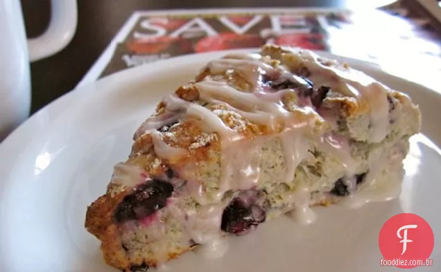Limão Mirtilo Scones