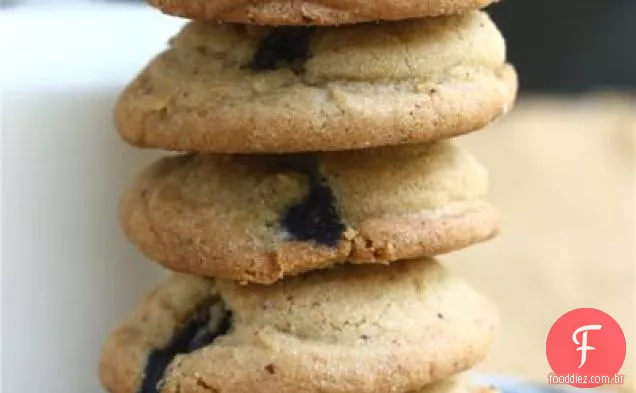 Biscoitos De Mirtilo Com Manteiga Marrom