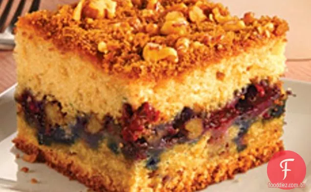 Bolo De Café Blueberry Streusel