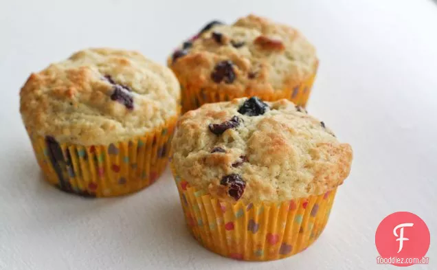 Blueberry Cranberry Buttermilk Muffins