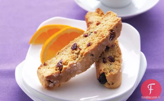 Cranberry Orange & Blueberry Biscotti